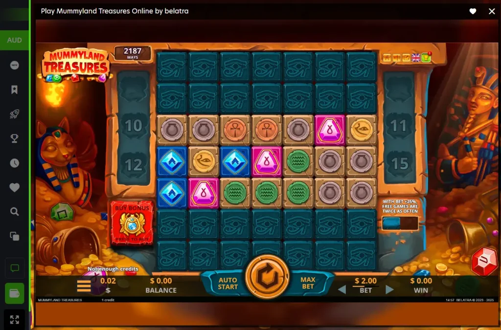 Mummyland Treasures Demo Mode