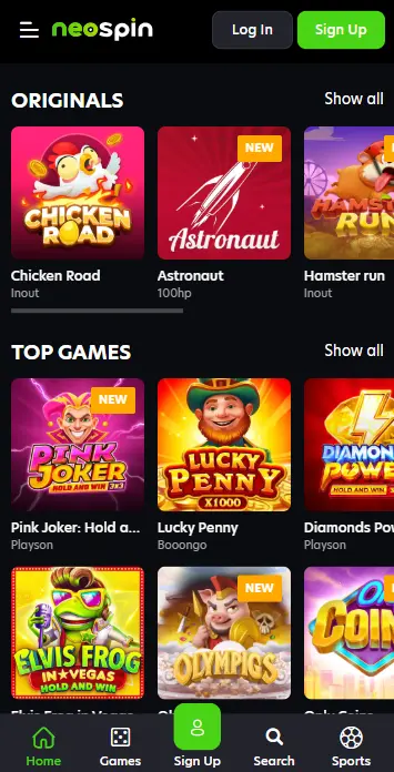 Pokies on Mobile Version